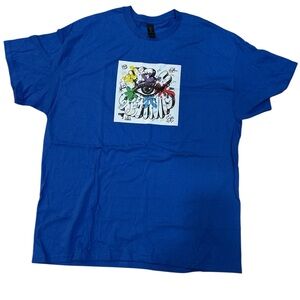 Eyez4Creativity Blue Graphic Men's T-Shirt